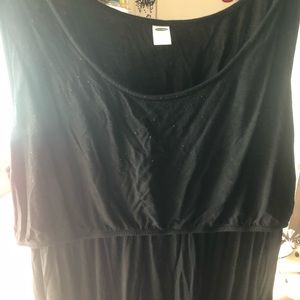 Black Nursing Maxi Dress